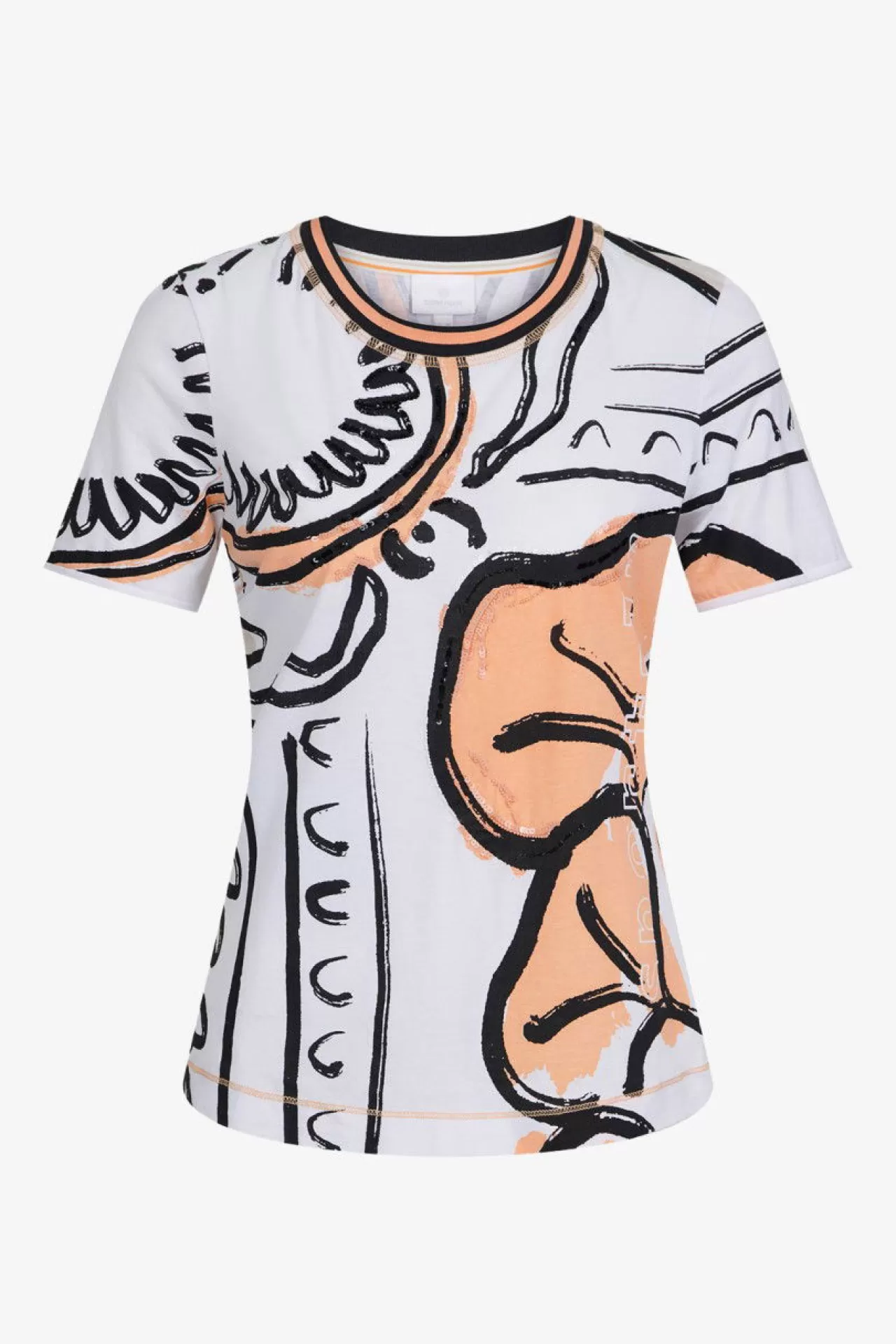 Bedruckte Kurzarm-Shirt^Sportalm Cheap