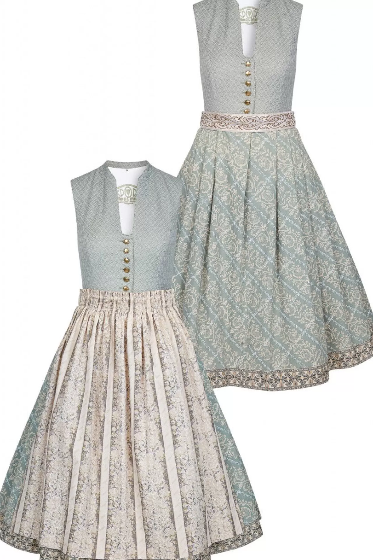 Hochgeschlossenes Dirndl Mit Zusätzlichem Gürtel^Sportalm Discount