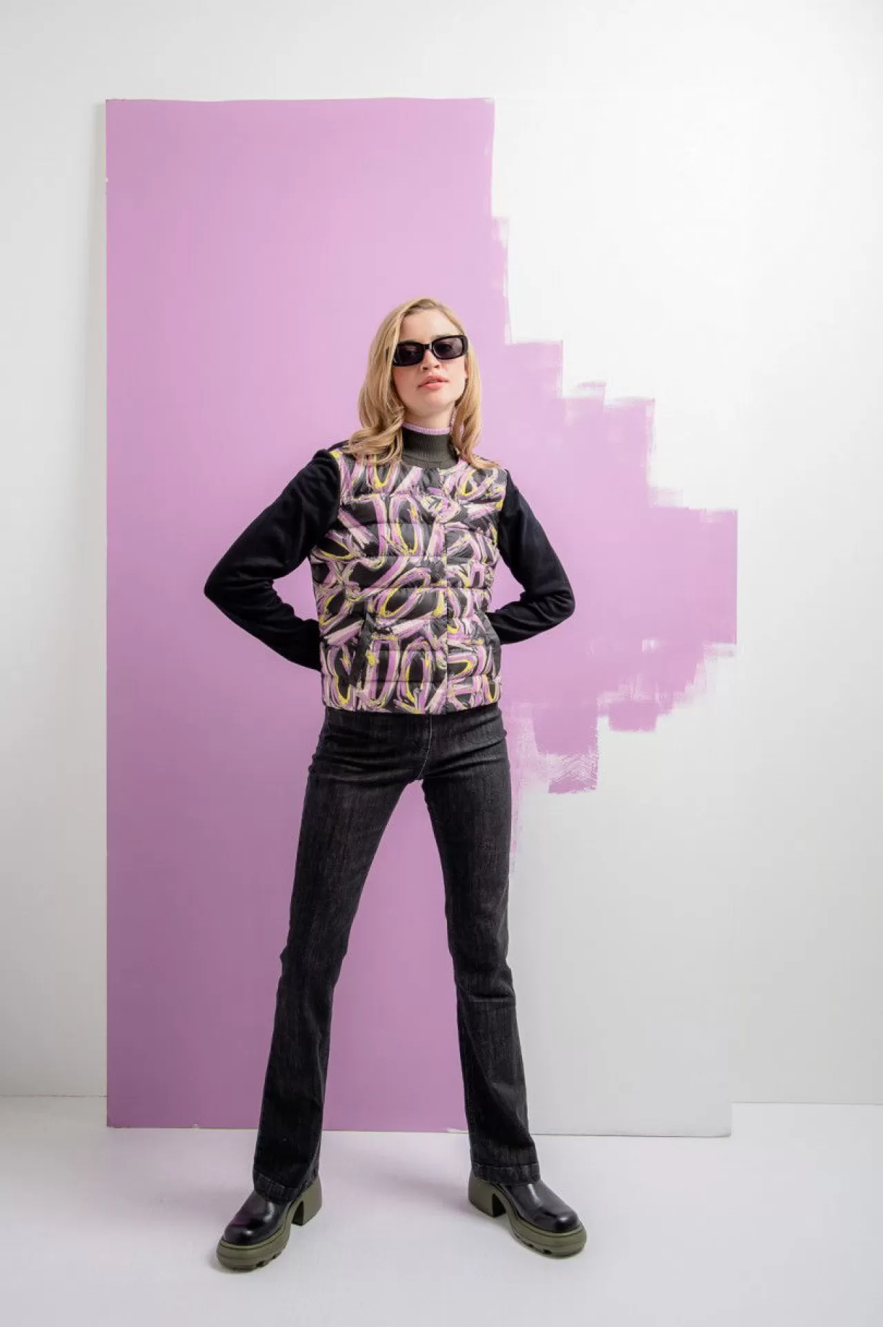 Jacke Mit Wattiertem Vorderteil^Sportalm Fashion