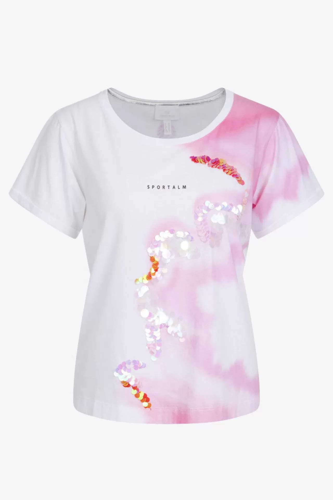 Kurzarm-Shirt Mit Rundhalsausschnitt^Sportalm Cheap