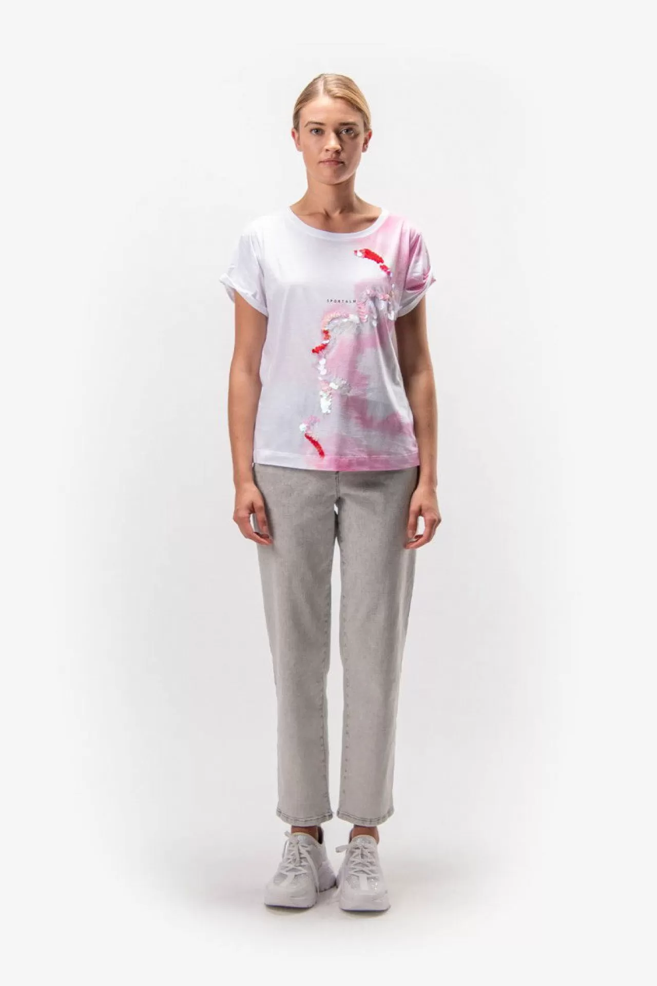 Kurzarm-Shirt Mit Rundhalsausschnitt^Sportalm Cheap