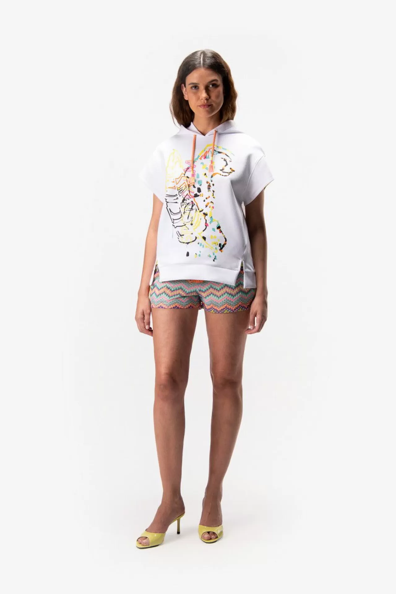 Kurzarm-Sweater Mit Kapuze^Sportalm Fashion