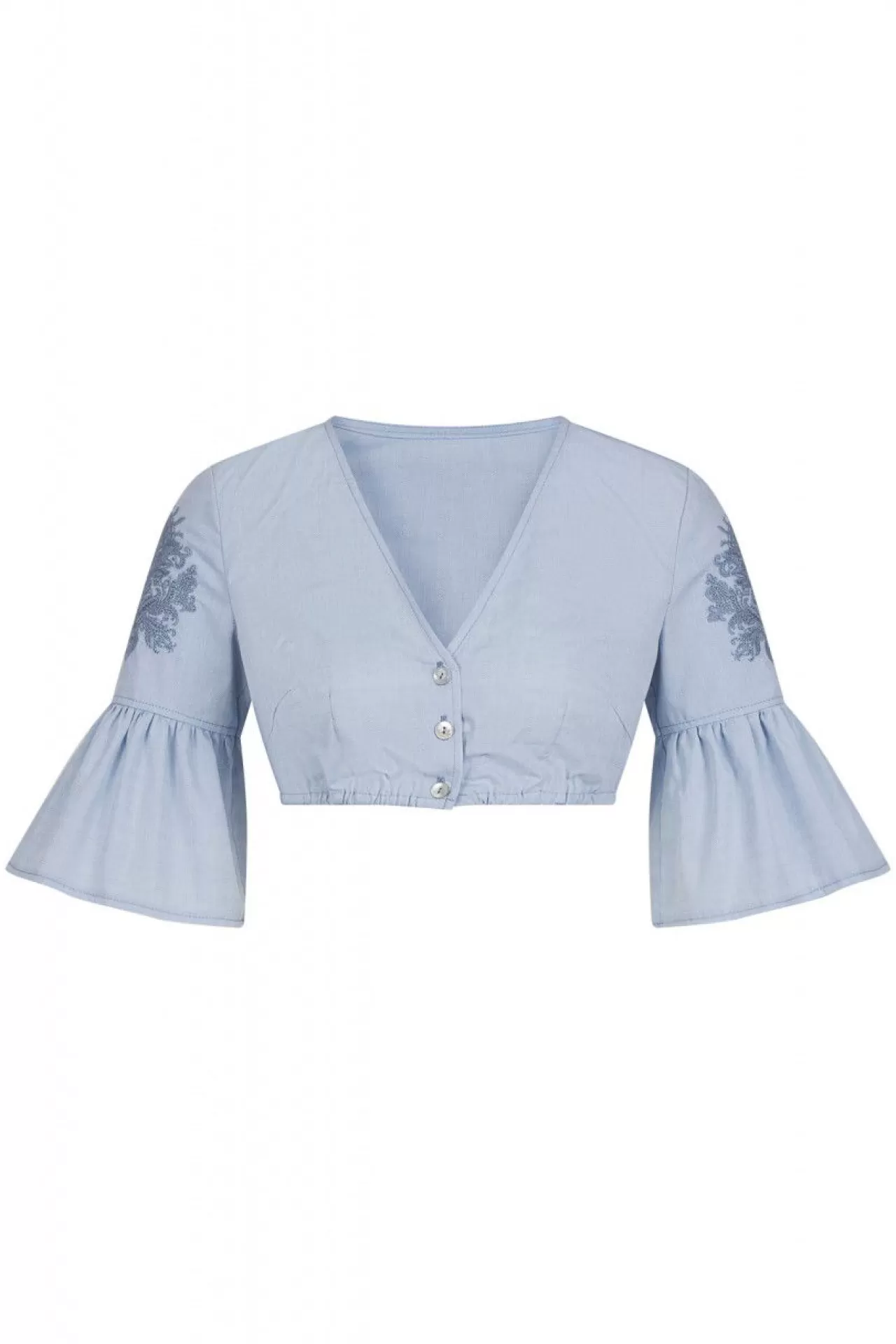 Märchenhafte Dirndlbluse Mit Stickerei Und Volants Am Ärmel^Sportalm Fashion