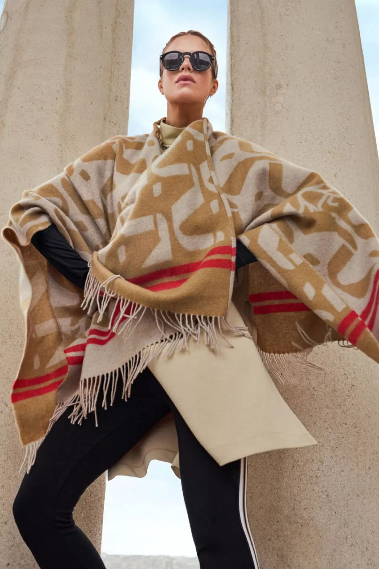 Poncho Mit -Dessin^Sportalm Best Sale