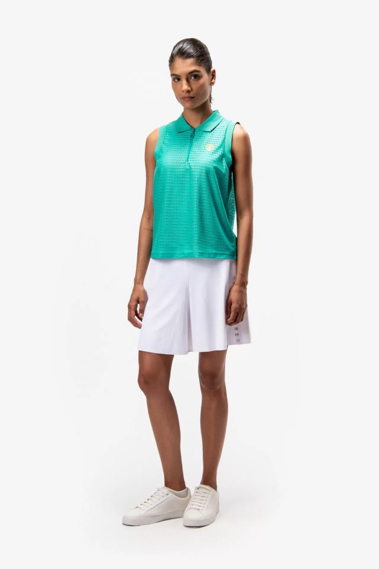 Ärmelloses Poloshirt Mit Strickkragen^Sportalm Cheap