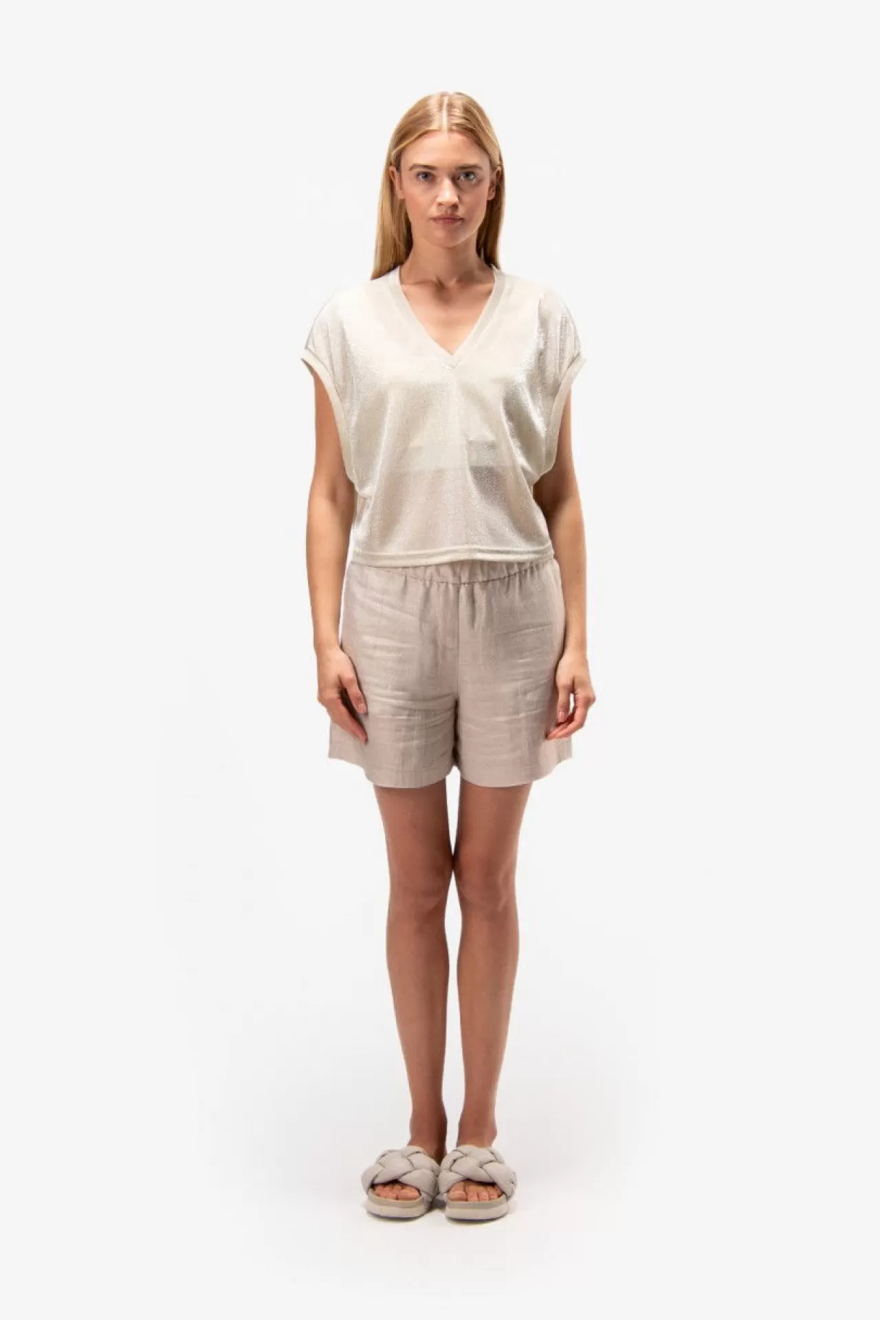Shorts Mit Modischem Metallic-Finishing^Sportalm Hot