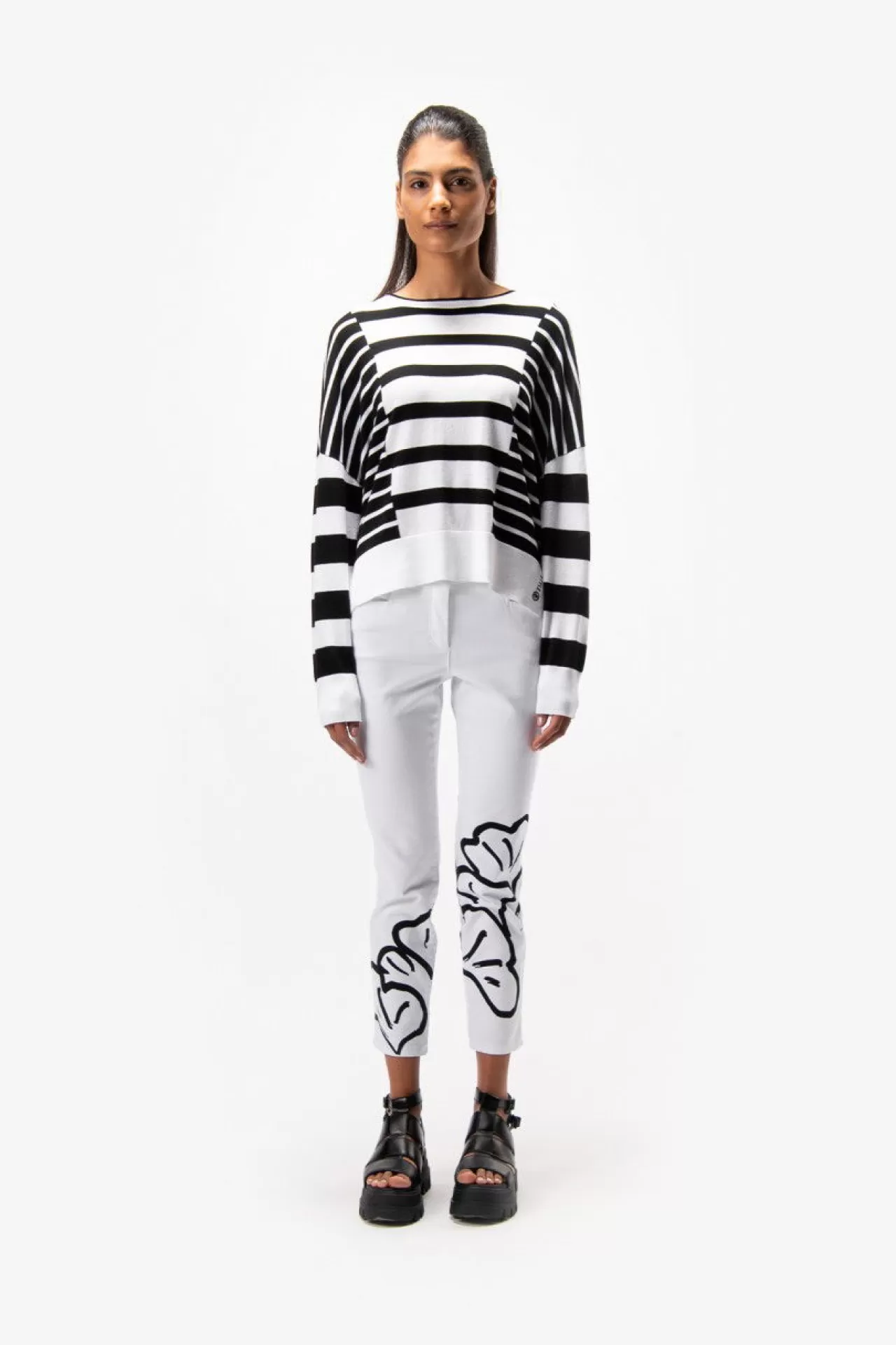 Skinny Jeans Mit Blumenprint^Sportalm Cheap