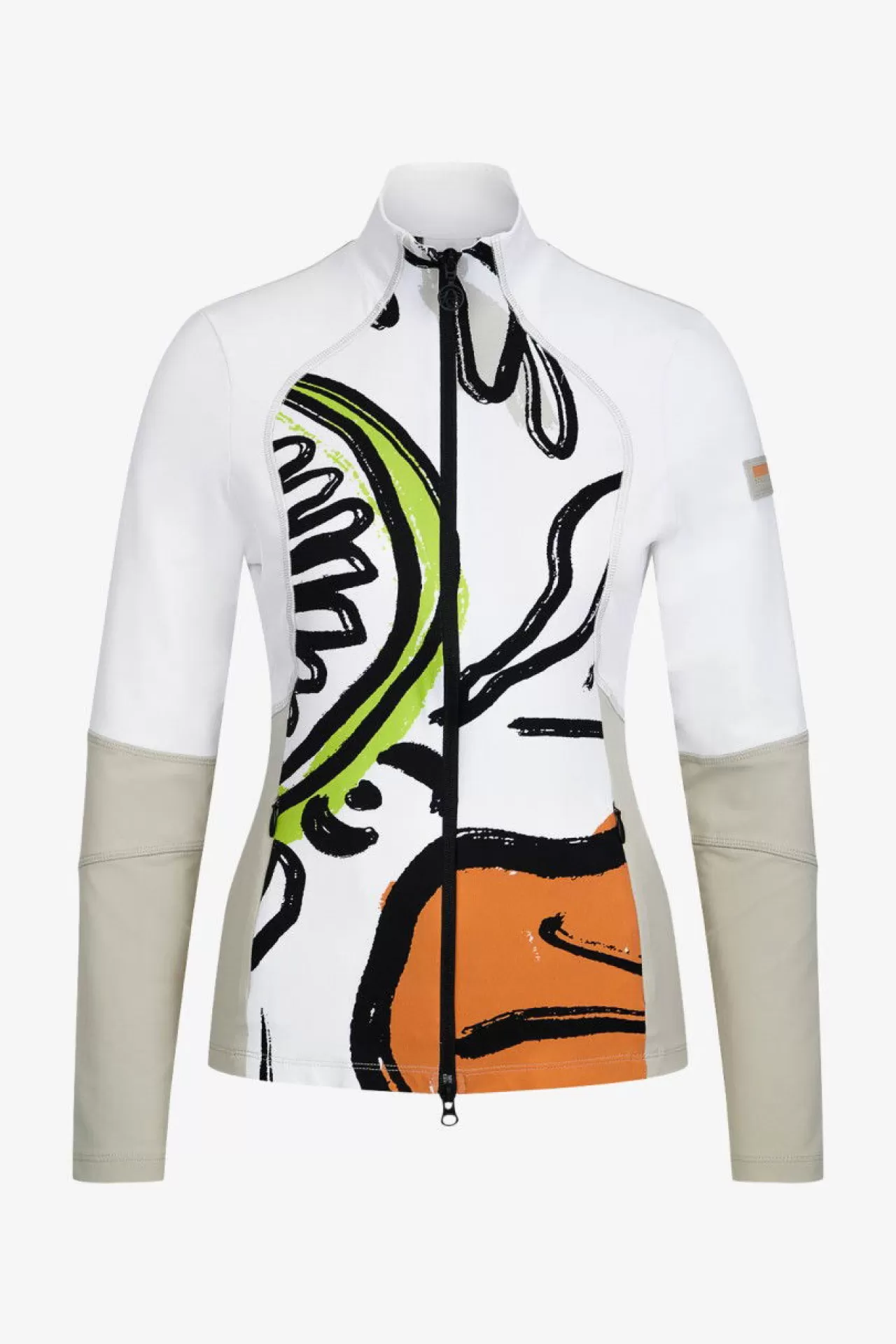 Sportive Fleece-Jacke Mit Exklusivem Print^Sportalm Hot