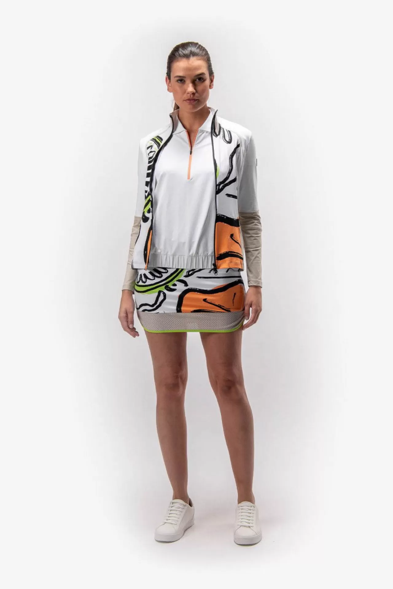 Sportive Fleece-Jacke Mit Exklusivem Print^Sportalm Hot