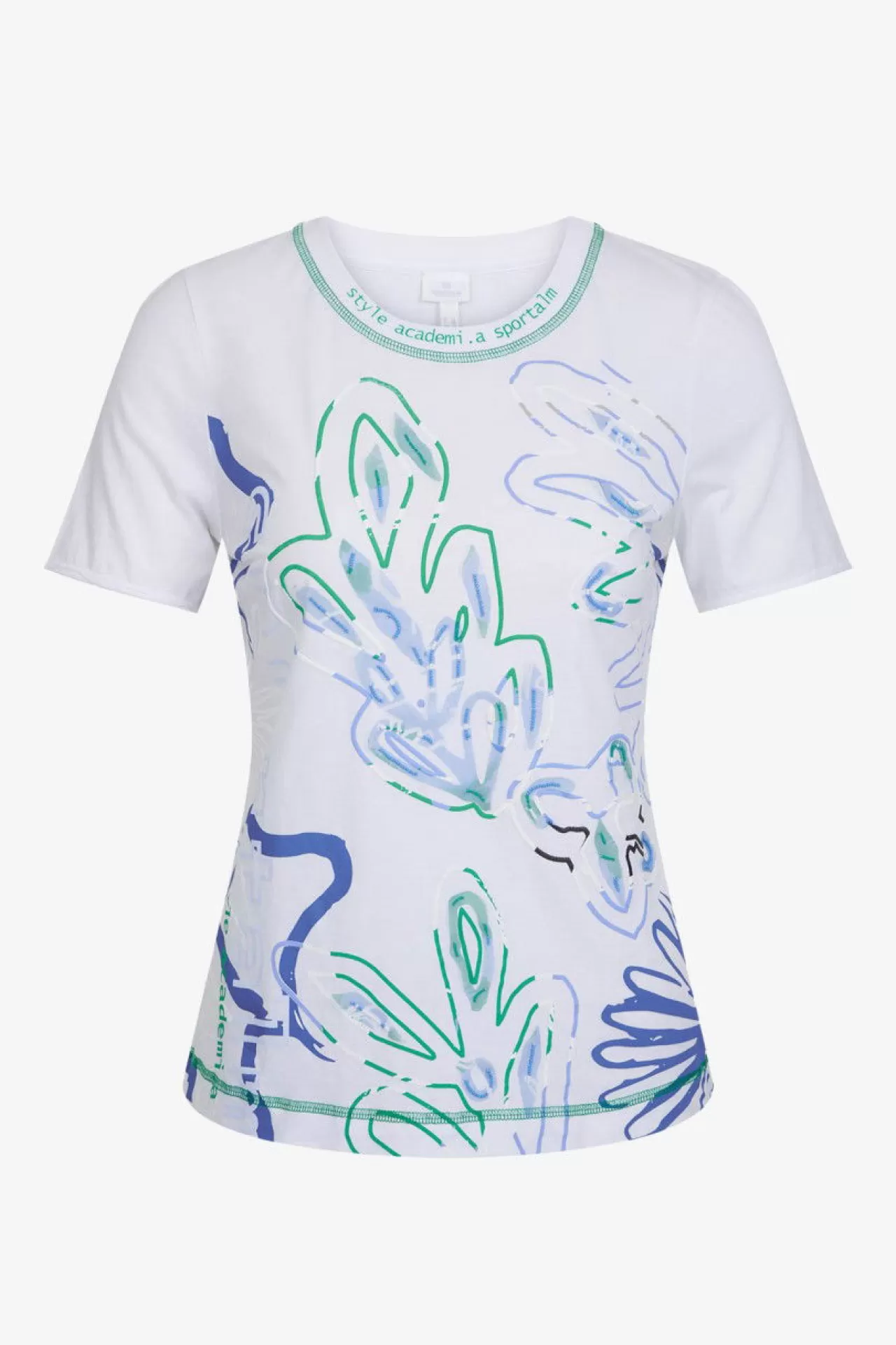 T-shirt Aus Angenehmer Baumwoll-Qualität^Sportalm Fashion